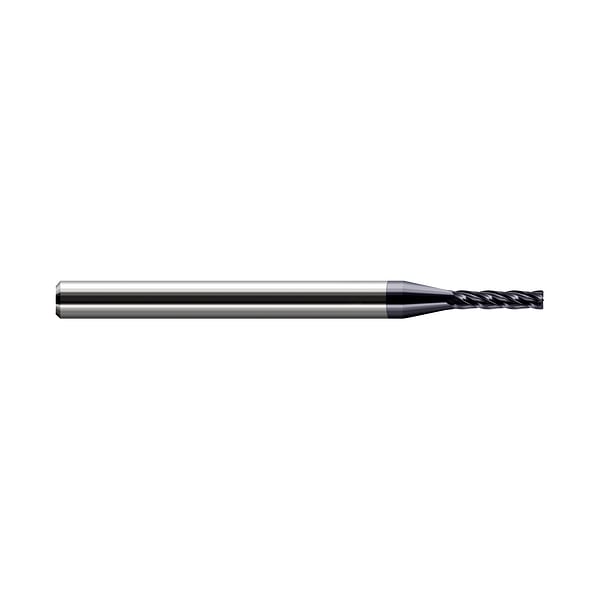 Miniature End Mill - Corner Radius - Long Flute